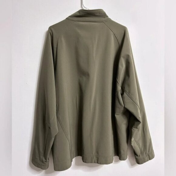 Landway Dark Green Wind Resistant Coat - Picture 3 of 4